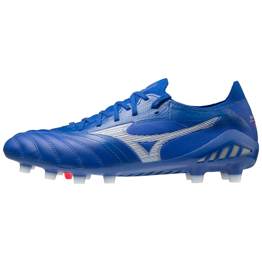 Mizuno Men's Morelia Neo 3 Beta Elite Soccer Cleats Blue/White (P1GA209125-FMA)